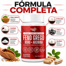 Feno Grego + Arginina Healthveg 60 Cápsulas Veganas